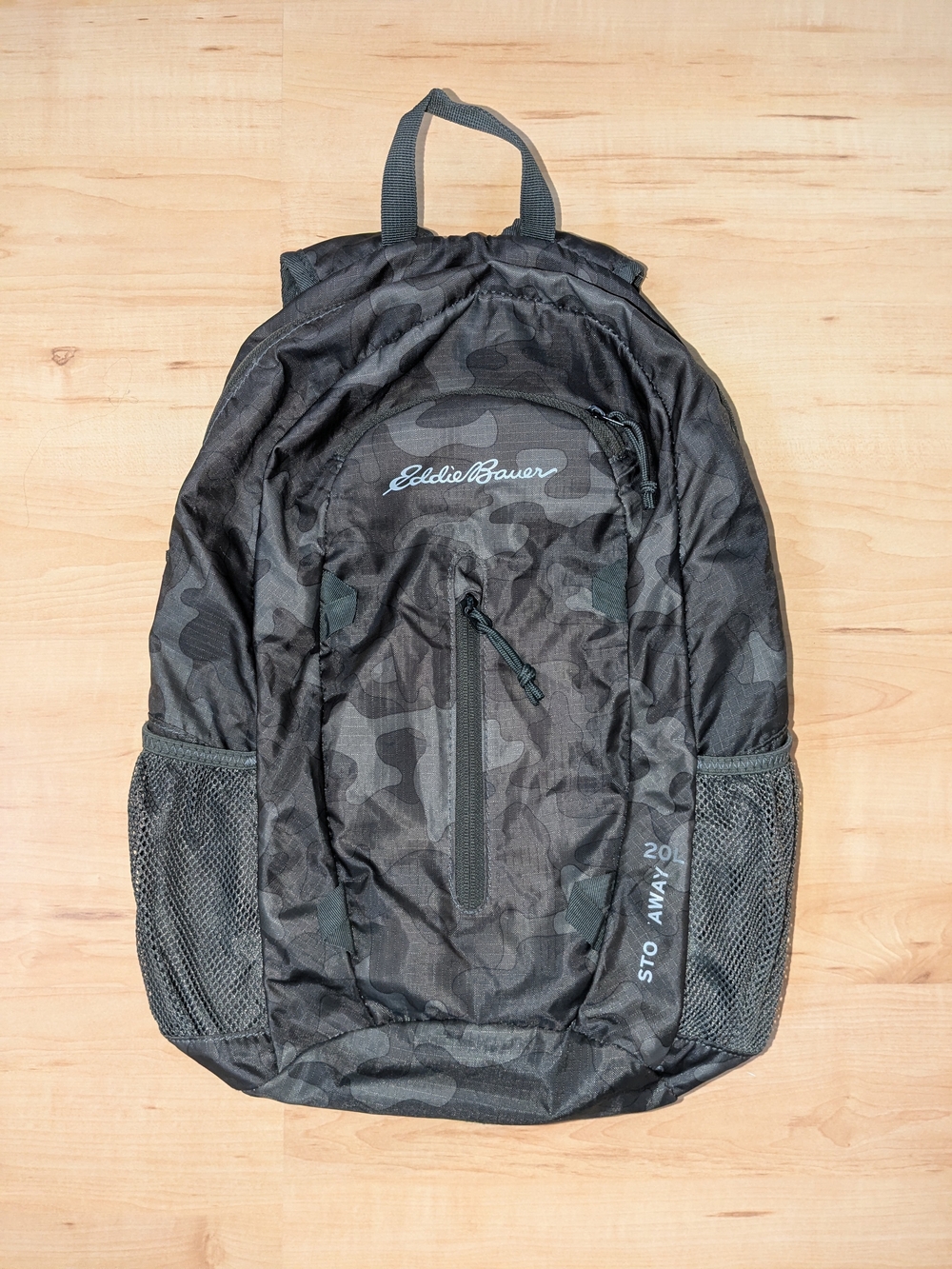 🌱 Eddie Bauer Green Camo 20L Daypack